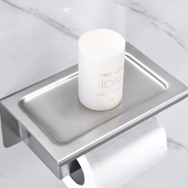 Multifunction Bathroom Accessory Set Include Towel Bar Toilet Paper Holder and Robe Hooks Stainless Steel Bathroom Shelf Wall Mounted 1or3or4 pcs