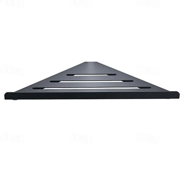 Multifunction Bathroom Triangle Shelf Wall Mounted Stainless Steel 1 Pack Corner Storage Shelf for Bathroom, Toilet and Kitchen