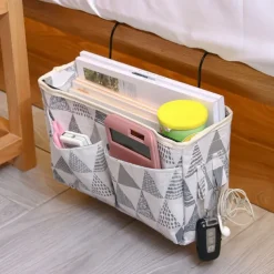 Multi-function Bedside Storage Hanging Bag Bed Table Basket Bedside Organizer Shelf Hanging Bag For Home Storage