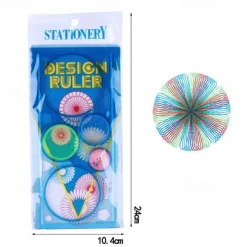 Multi-function Puzzle Spirograph Geometric Ruler Drafting Tools For Students Drawing Toys Children Learning Art Tool Gift For Kids, Back to School Supplies