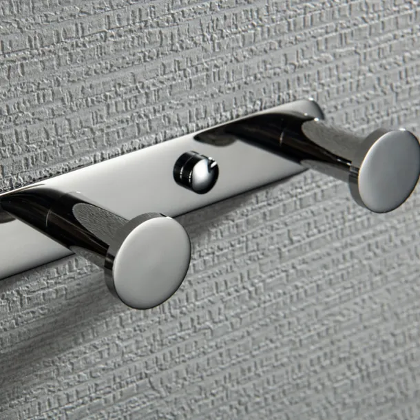 Multifunction Robe Hook, Modern Style, 304 Stainless Steel, 4-Finish Black, Chrome, Brushed, Gold- for Bathroom and Bedroom Wall Mounted