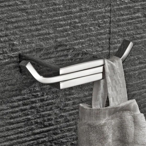 Multifunction Robe Hook, Modern Style, 304 Stainless Steel, 4-Finish Black, Chrome, Brushed, Gold- for Bathroom and Bedroom Wall Mounted