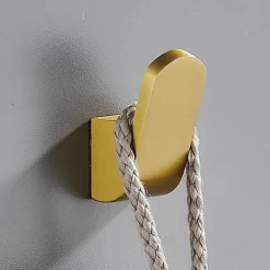 Multifunction Robe Hooks Aluminum for Bathroom and Kitchen Wall Mounted New Design 3pcs