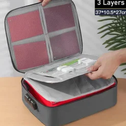 Multi-functional Document Bag Large-capacity Account Book Storage Box Storage Bag Waterproof Document Storage Bag