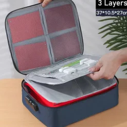 Multi-functional Document Bag Large-capacity Account Book Storage Box Storage Bag Waterproof Document Storage Bag
