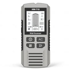 Multifunctional Handheld Metal & Wall Detector, 5 in 1 Stud Finder Scanner, Portable Wire Pipe Power Scanner, LCD Display, Suitable for Detecting Metal, Cables, Wood