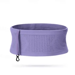 Multifunctional Knit Breathable Concealed Waist Bag, 2025 New Sports Waist Bag Large Capacity Running Riding Belt for Women Men - Adjustable, Breathable, Anti-Slip, with Hook