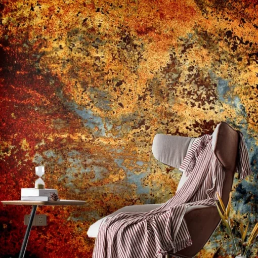 Mural Wallpaper Wall Sticker Covering Print Peel and Stick Self Adhesive Nostalgic Rust Illustration Art Deco wall PVC / Vinyl Home Decor
