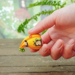 Mushroom House Resin Decoration Gardening Flowerpot Micro Landscape Scene With Home Decoration 1PC