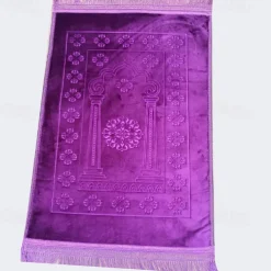 Muslim Prayer Rug Thick, Islamic, Soft Velvet Mat Ramadan Eid Gift, for Women Man Kids Meditation Turkish African, Soft Luxury Great for Knees and Forehead