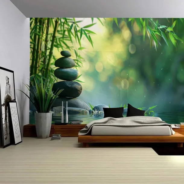 Nature Zen Meditation Hanging Tapestry Wall Art Large Tapestry Mural Decor Photograph Backdrop Blanket Curtain Home Bedroom Living Room Decoration