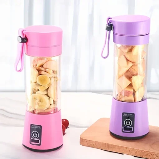 New Juicing Machine Home Portable Juicing Cup Four Leaf Mini Juicing Machine Portable Mixer Fruit Milk Shake Handheld Electric Juicing Machine USB Charging Multifunctional Mixer Kitchen Supplies