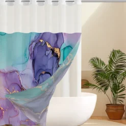 No Hook Shower Curtain 180cm*180cm(70