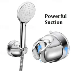 No Punching Universal Movable Bracket Powerful Suction Shower Seat Chuck Holder Suction Cup Shower Support for Bathroom Accessories
