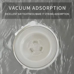 No Punching Universal Movable Bracket Powerful Suction Shower Seat Chuck Holder Suction Cup Shower Support for Bathroom Accessories