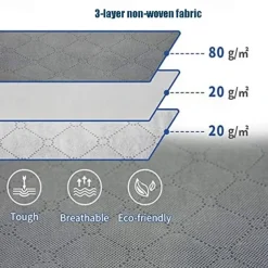 Non Woven Dustproof Bag Folding Storage Quilt Bag Wardrobe Clothing Finishing Box Storage Bag 49X36X21cm