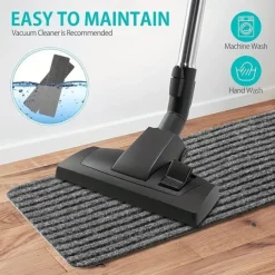 Non-Slip Carpet Stair Treads, Non-Skid Safety Rug, Slip Resistant Indoor Runner For Elders And Pets With Reusable Adhesive