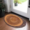 Novelty Door Mat Floor Mat Non Slip Ring of Tree 3D Trunk Wooden Log Print Area Rug Bath Mat for Indoor Outdoor Patio Bedroom Kitchen Office