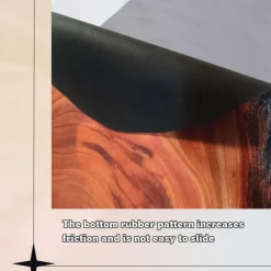 Novelty Door Mat Floor Mat Non Slip Ring of Tree 3D Trunk Wooden Log Print Area Rug Bath Mat for Indoor Outdoor Patio Bedroom Kitchen Office