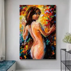 Nude oil painting handmade Woman portrait canvas painting handmade African Women oil painting handmade Wall Art Modern Decor Ideas painting For Your Home And Office Natural And Vibrant Home Wall Decor