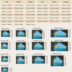 Ocean Wave Cave Wall Tapestry Art Decor Blanket Curtain Picnic Tablecloth Hanging Home Bedroom Living Room Dorm Decoration Nature Landscape Sea