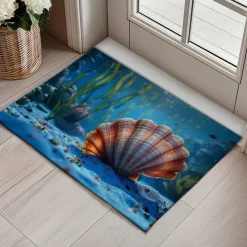 Octopus Doormat Kitchen Mat Floor Mat Non-Slip Area Rug Oil Proof Rug Indoor Outdoor Mat Bedroom Decor Bathroom Mat Entrance Rug