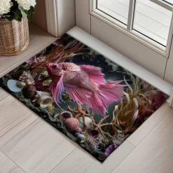 Octopus Doormat Kitchen Mat Floor Mat Non-Slip Area Rug Oil Proof Rug Indoor Outdoor Mat Bedroom Decor Bathroom Mat Entrance Rug