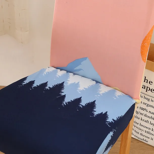 Office Chair Cover Computer Desk Chair Covers Stretch Spandex Anti-Dust Universal Split Rotating Swivel Chair Slipcover Protector 2 Pcs Set,Office Gift for Women Men