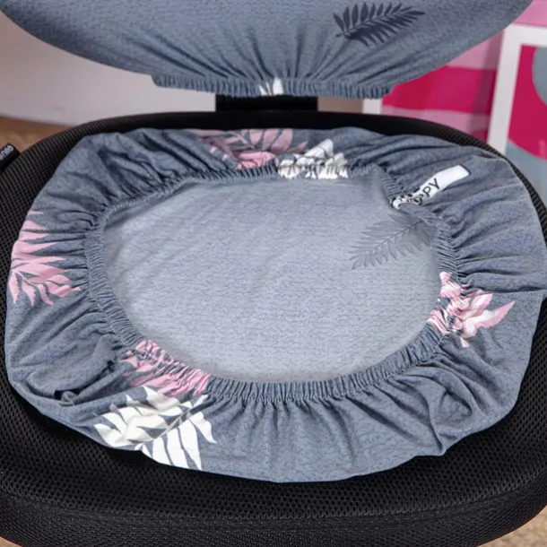 Office Chair Cover Computer Desk Chair Covers Stretch Spandex Anti-Dust Universal Split Rotating Swivel Chair Slipcover Protector 2 Pcs Set,Office Gift for Women Men