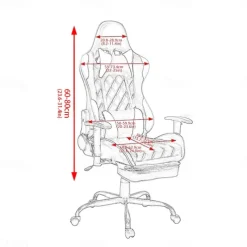 Office Chair Cover Gaming Chair Covers Stretch Washable Computer Chair Slipcovers for Armchair, Swivel Chair, Gaming Chair,Computer boss Chair Floral Printed