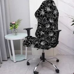 Office Chair Cover Gaming Chair Covers Stretch Washable Computer Chair Slipcovers for Armchair, Swivel Chair, Gaming Chair,Computer boss Chair Floral Printed