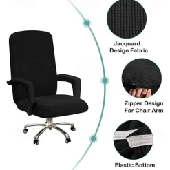 Office Chair Cover Stretchable Slipcover for Office Chairs with a Secure Fit and Durable Protection in a Stylish Design