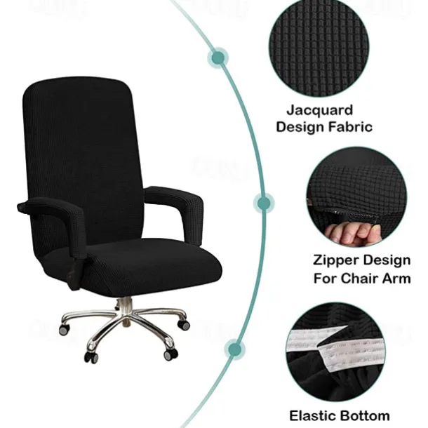 Office Chair Cover Stretchable Slipcover for Office Chairs with a Secure Fit and Durable Protection in a Stylish Design