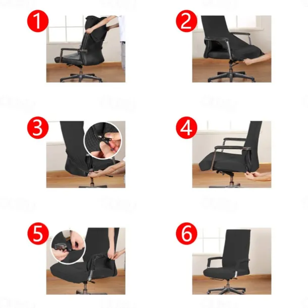 Office Chair Cover Stretchable Slipcover for Office Chairs with a Secure Fit and Durable Protection in a Stylish Design