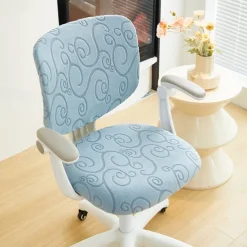 Office Chair Cover Thicken Solid Office Computer Spandex Split Seat Cover Universal Office Anti-dust Armchair Cover