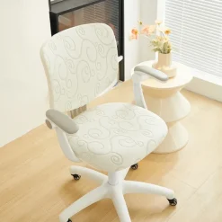 Office Chair Cover Thicken Solid Office Computer Spandex Split Seat Cover Universal Office Anti-dust Armchair Cover