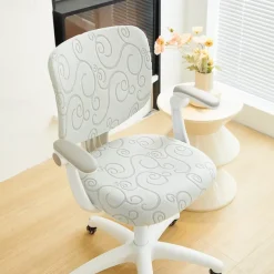Office Chair Cover Thicken Solid Office Computer Spandex Split Seat Cover Universal Office Anti-dust Armchair Cover