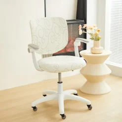 Office Chair Cover Thicken Solid Office Computer Spandex Split Seat Cover Universal Office Anti-dust Armchair Cover