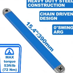 Offset Extension Wrench Set, 15.4 Inch Offset Extension Wrench with 1/2