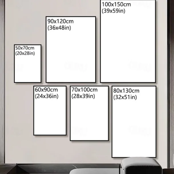 Oil Painting 100% Handmade Hand Painted Wall Art On Canvas Vertical Abstract Landscape Pink Seascape Modern Home Decoration Decor Rolled Canvas No Frame Unstretched