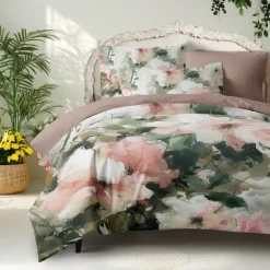 Oil Painting Floral Pattern Duvet Cover Set Set Soft 3-Piece Luxury Cotton Bedding Set Home Decor Gift Twin Full King Queen Size Duvet Cover