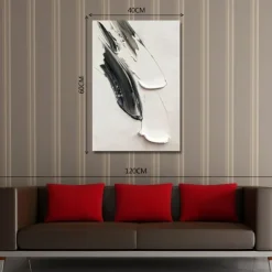 Oil Painting Handmade Hand Painted Wall Art Thick Oil Abstract Canvas Painting Home Decoration Decor Stretched Frame Ready to Hang