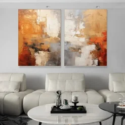 Oil painting Wabi sabi artwork hand painted Wall Art Large abstract painting Palette knife painting Colors abstract wall artmodern abstract canvas large canvas art acrylic orange oil painting