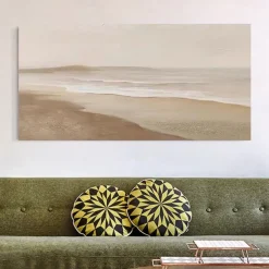 Oil painting Wabi Sabi Painting hand painted Large Beige Art Brown 3D Minimalist Painting on Canvas Brown 3D Texture Wall Art Neutral Beige Arch Plaster Painting