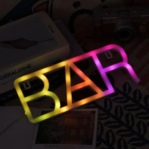 Oktoberfest LED Neon Light with Remote Control, RGB Colorful Bar Sign Light Mood light for Concert Home Decor Bedroom Party Thanksgiving Decorative Lamp