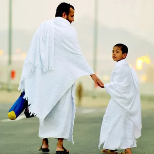 Original Turkey Men's Hajj Umrah clothing Ahram Turkish Super Soft Towel Set New Dry Fast Microfiber Woven Technology