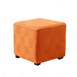 Ottoman Cover Stretchy and Durable Slipcover Perfect for Protecting and Refreshing Your Ottoman Adds Style and Comfort to Any Living Room or Bedroom Decor