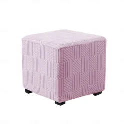 Ottoman Cover Stretchy and Durable Slipcover Perfect for Protecting and Refreshing Your Ottoman Adds Style and Comfort to Any Living Room or Bedroom Decor