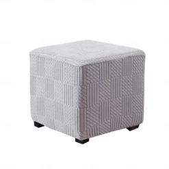 Ottoman Cover Stretchy and Durable Slipcover Perfect for Protecting and Refreshing Your Ottoman Adds Style and Comfort to Any Living Room or Bedroom Decor