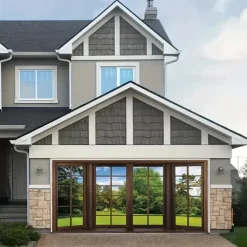 Outdoor Garage Door Cover Fall Autunm Scenery Banner Large Tapestry Backdrop Decoration for Holiday Outdoor Garage Door Home Wall Decorations